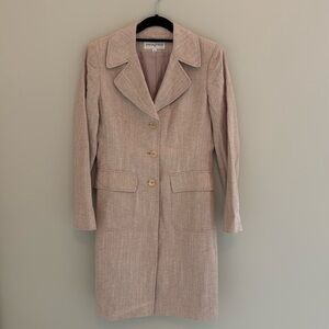 Jones New York Tan/Gold Suit Jacket